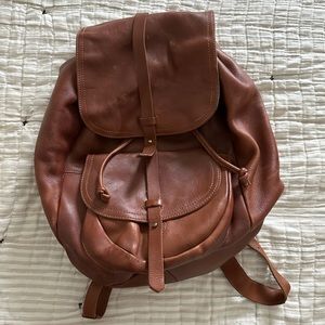 Madewell leather backpack